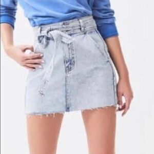 PacSun acid washed denim skirt size 26/2